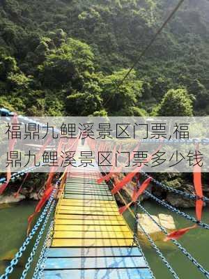 福鼎九鲤溪景区门票,福鼎九鲤溪景区门票多少钱