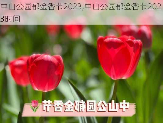 中山公园郁金香节2023,中山公园郁金香节2023时间