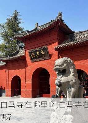 白马寺在哪里啊,白马寺在哪?