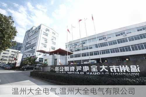 温州大全电气,温州大全电气有限公司