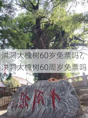 洪洞大槐树60岁免票吗?,洪洞大槐树60周岁免票吗