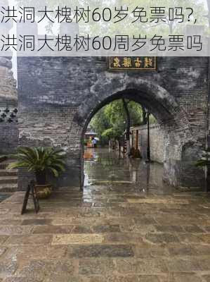 洪洞大槐树60岁免票吗?,洪洞大槐树60周岁免票吗