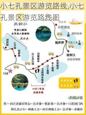 小七孔景区游览路线,小七孔景区游览路线图