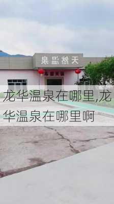 龙华温泉在哪里,龙华温泉在哪里啊