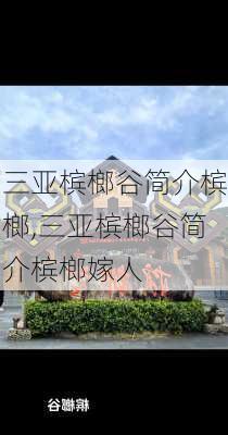 三亚槟榔谷简介槟榔,三亚槟榔谷简介槟榔嫁人