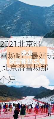 2021北京滑雪场哪个最好玩,北京滑雪场那个好