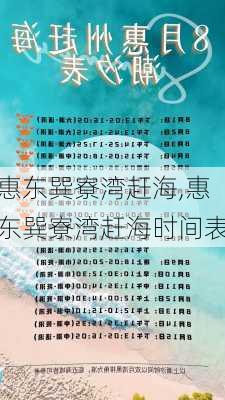 惠东巽寮湾赶海,惠东巽寮湾赶海时间表