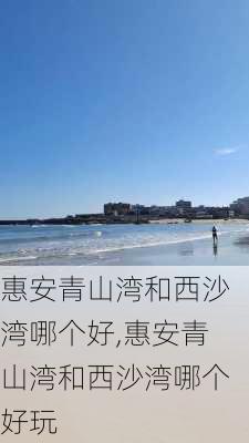 惠安青山湾和西沙湾哪个好,惠安青山湾和西沙湾哪个好玩