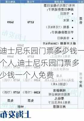 迪士尼乐园门票多少钱一个人,迪士尼乐园门票多少钱一个人免费