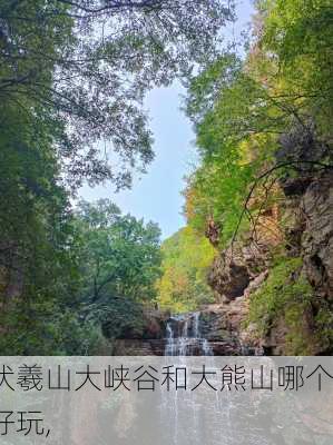 伏羲山大峡谷和大熊山哪个好玩,