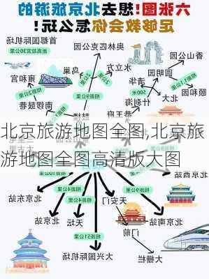 北京旅游地图全图,北京旅游地图全图高清版大图