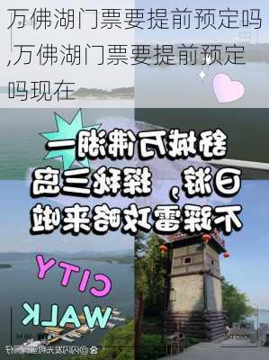 万佛湖门票要提前预定吗,万佛湖门票要提前预定吗现在